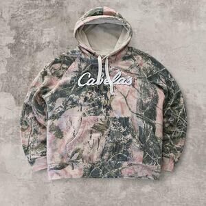 Cabela’s Pink Hardwoods Camo Jacket Cropped Boxy Gorpcore M Outdoors Hoodie